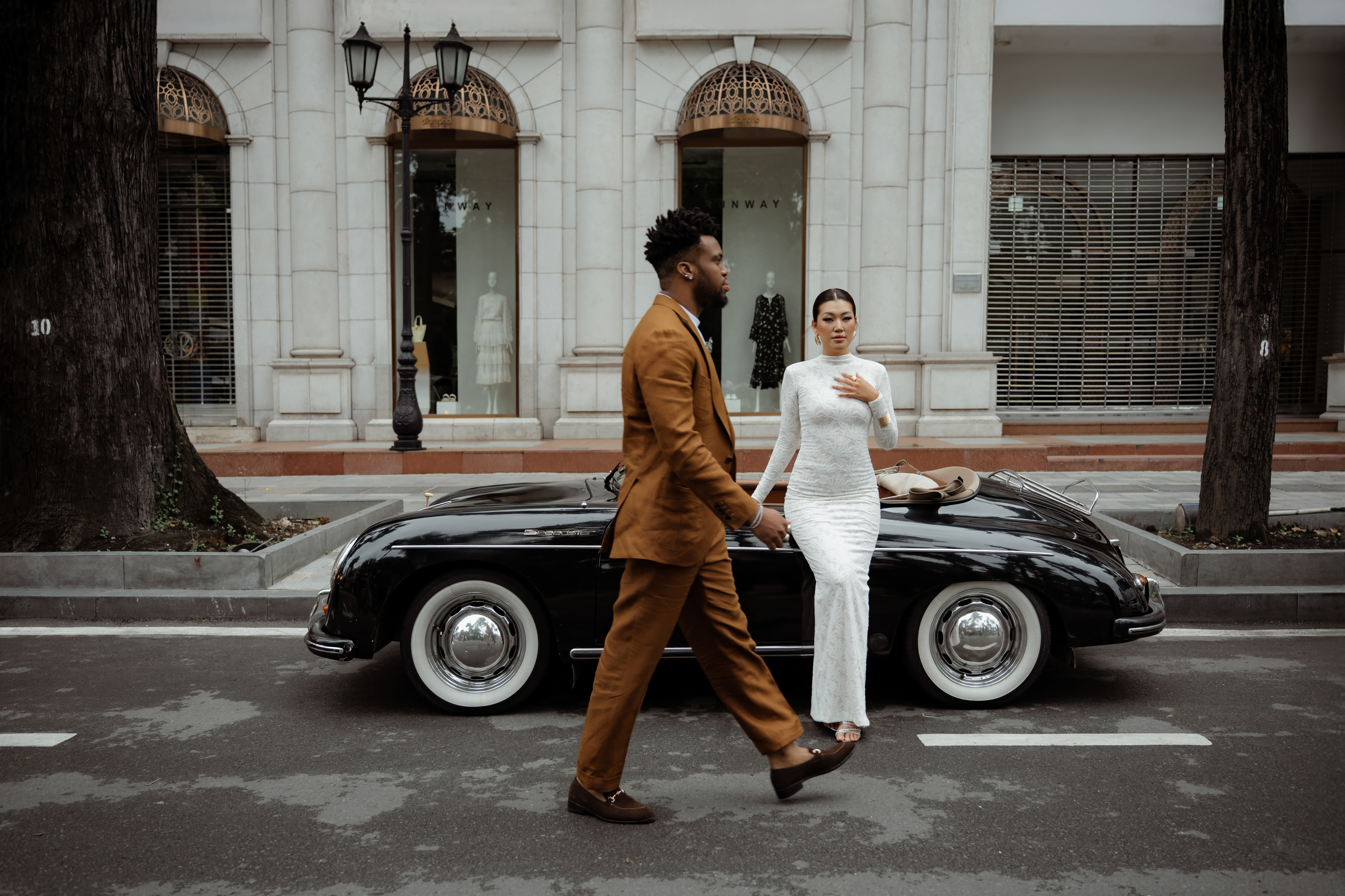 Ivory Linen Blend — detail