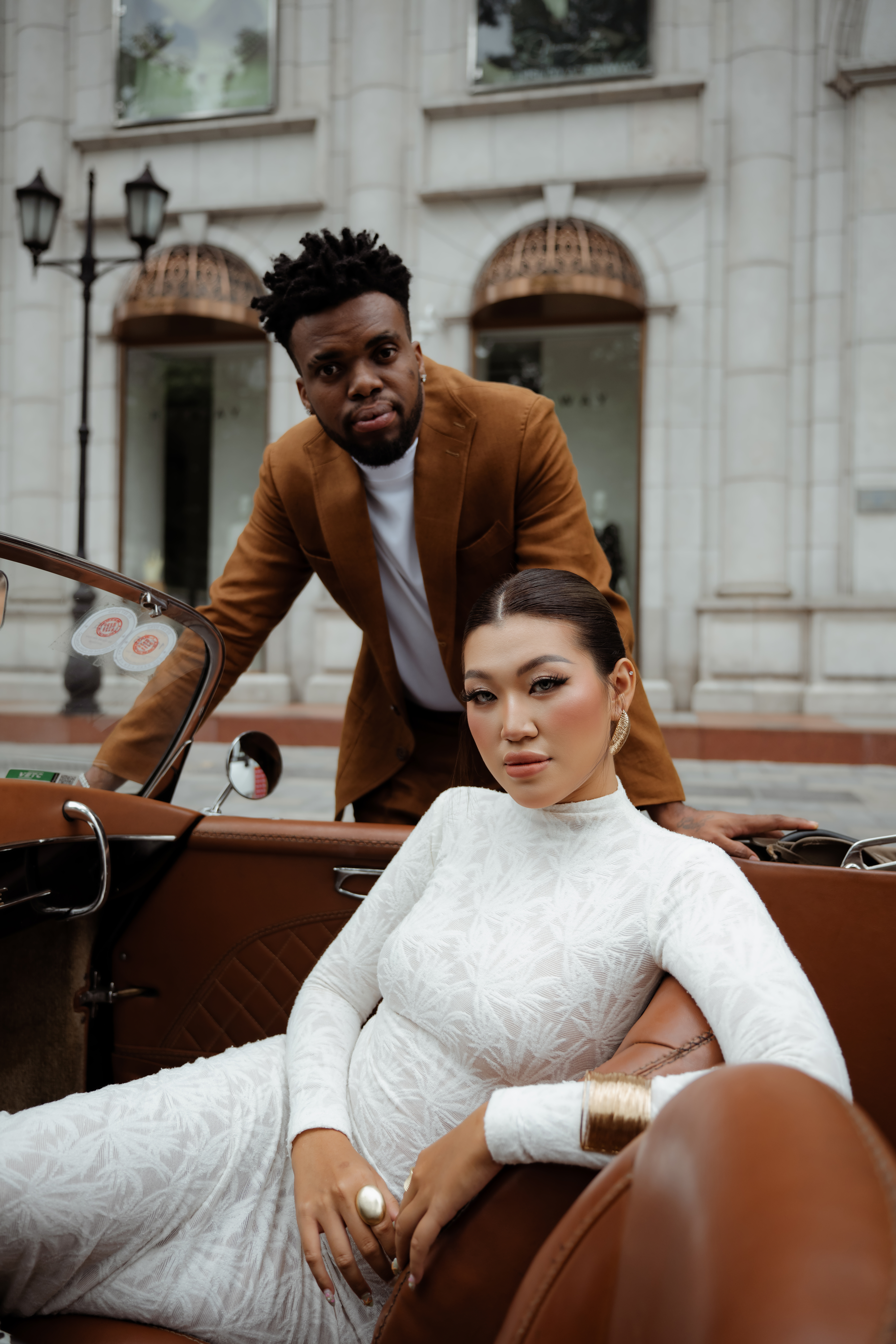 Charcoal Pinstripe — detail